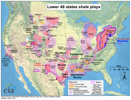 Shale Play Map